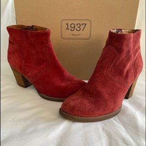 Madewell Suede Leather Zipcode Boots